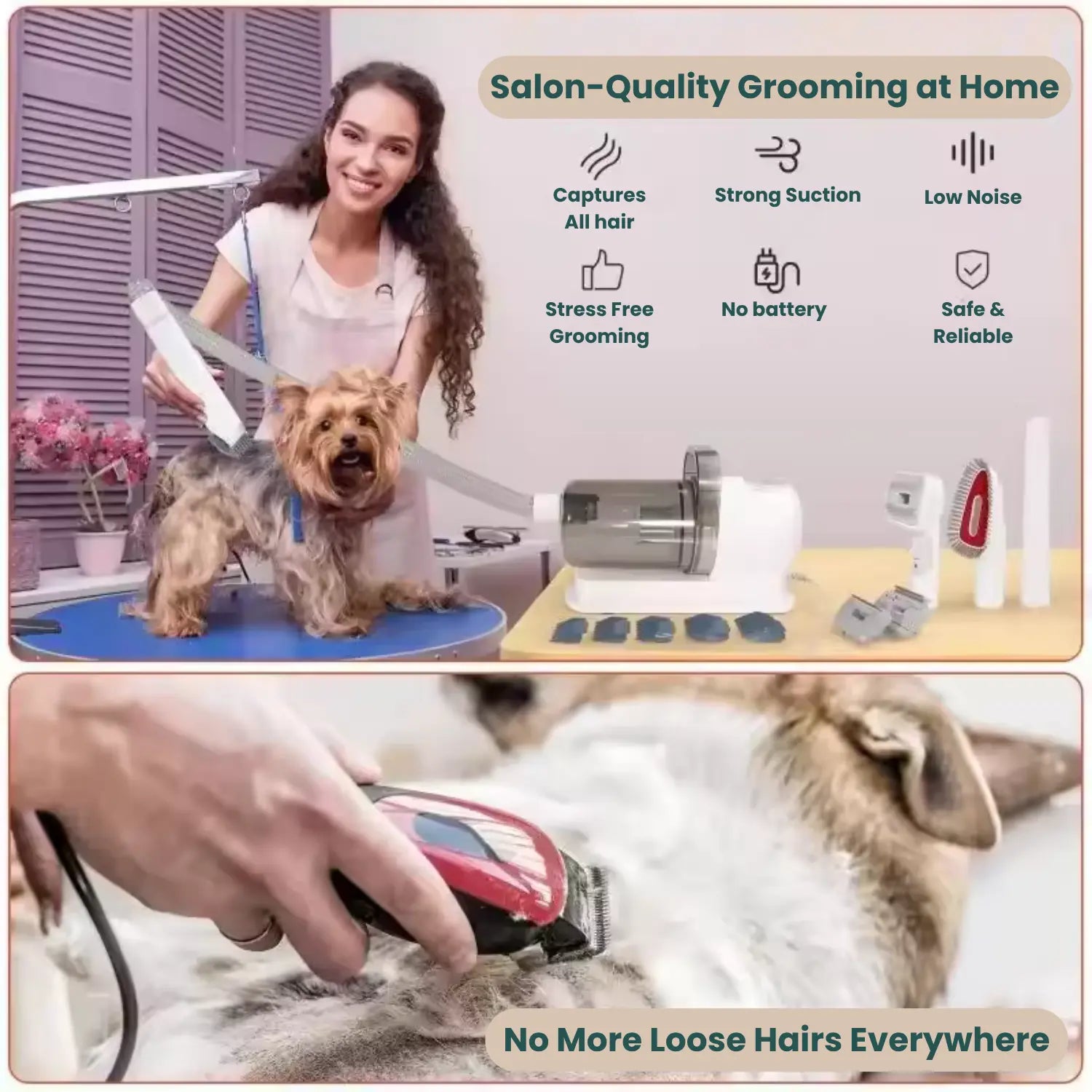 EasyPaw™ Grooming Kit with Vacuum